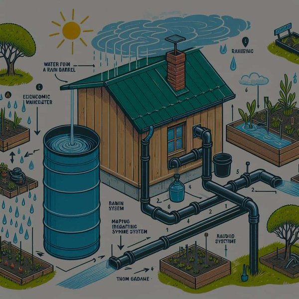 Comment installer un récupérateur d'eau de pluie pour un arrosage économique du jardin ?